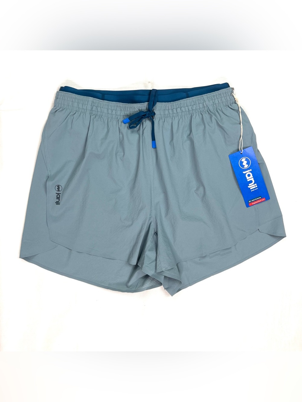 Janji Women’s 3" Multi Short Running Athletic Shorts Aqua Blue Size Small